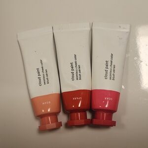 USED lot Glossier cloud paints Beam Soar Spark